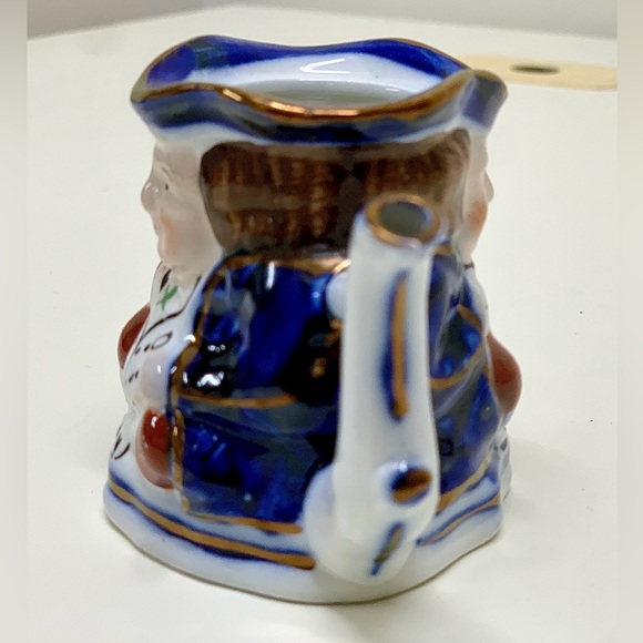 19th Century Vtg Allertons Est. 1831 Gaudy Staffordshire Miniature Toby Teapot - Picture 4 of 16